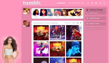 Selena Gomez Dasboard