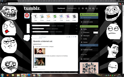 Dash dos memes - troll rockeiro