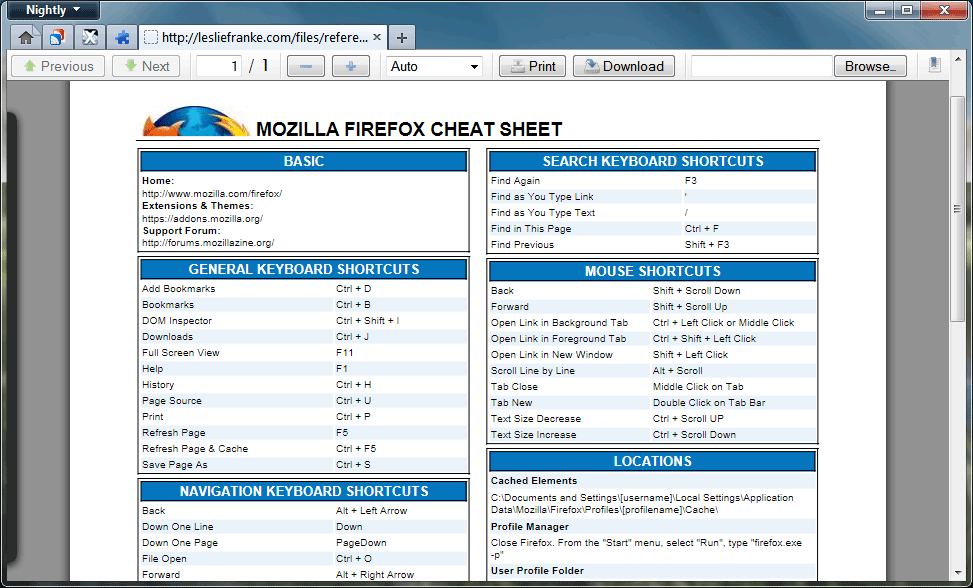 Firefox 4+ pdf.js viewer hide urlbar