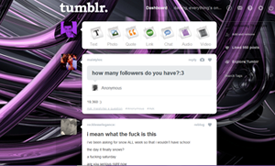 Purple and Black Abstract Dashboard