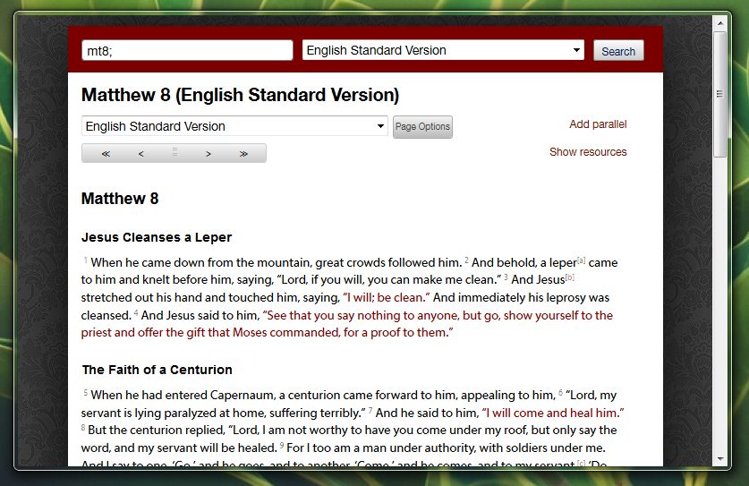 The Redline Bible - for BibleGateway.com
