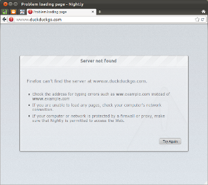 Firefox - Error Page (shorlander inspired)