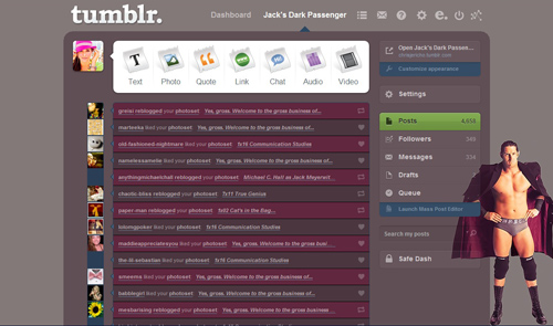 Wade Barrett Tumblr Dash Theme