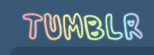 Kawaii Rainbow Pastel Tumblr Logo