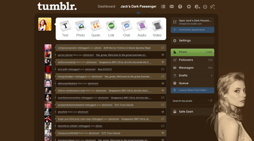 Gillian Jacobs Tumblr Dash Theme*