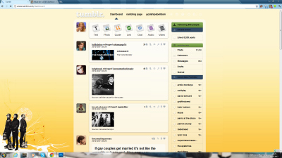 Muse for Tumblr dashboard