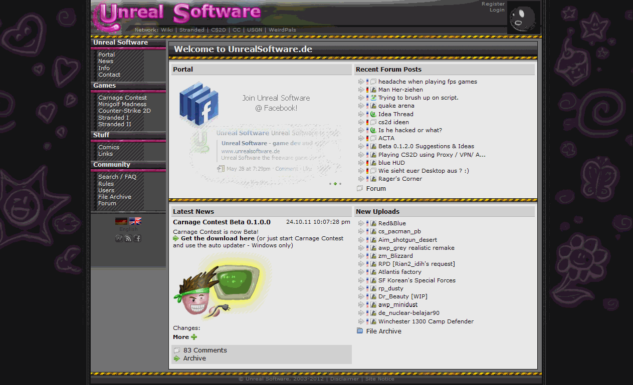 unrealsoftware.de - pink style updated