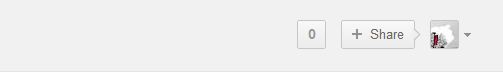 Removes name from Google Bar (saves space)