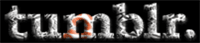Paramore RIOT! Tumblr Logo (Black Background!!)