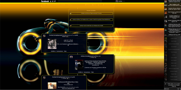 Tron No ADS! facebook Hide  menu by a.ashkan