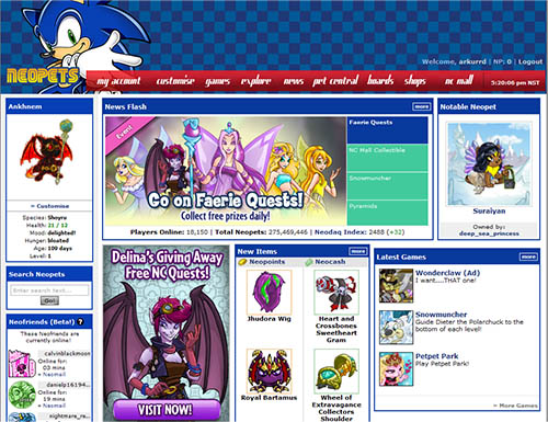 Neopets - Sonic the Hedgehog Theme