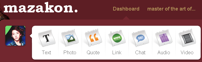 Mazakon Tumblr Logo