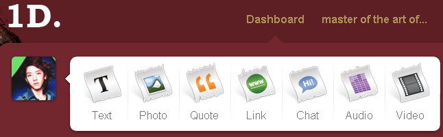 1D tumblr logo