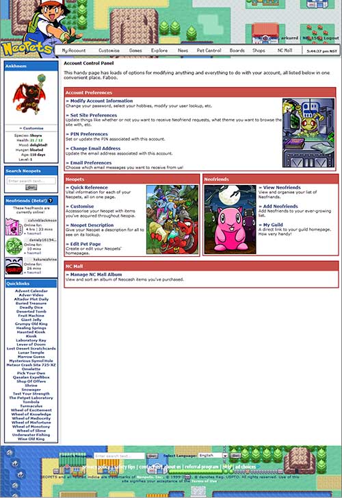 Neopets - Pokémon Theme