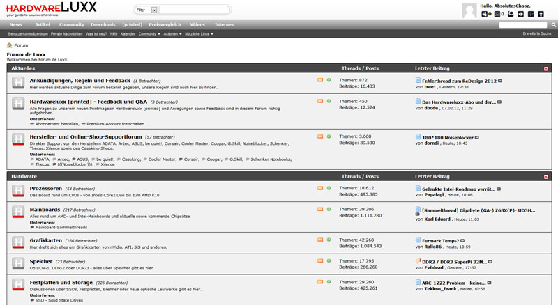 Hardwareluxx classic Forum Style V1.7