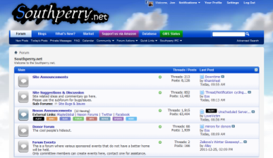 Southperry.net - cloud background update