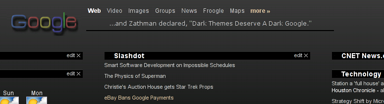 Zathman's Dark Google IG Theme 1.2