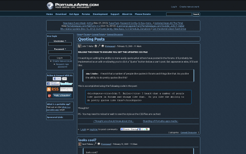 PortableApps.com - Dark, blue, texture