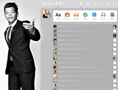 Louis Tomlinson Dashboard Theme {1}