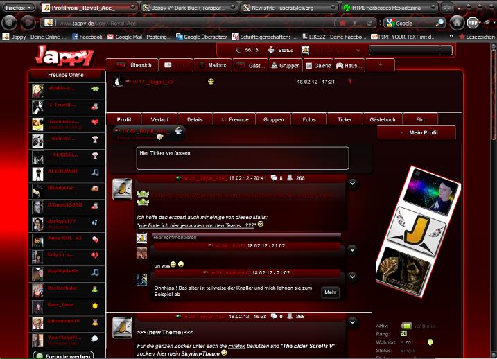Jappy V4 Dark-Red (Transparent) by Royal Ace