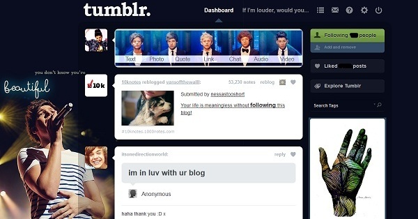One Direction: Louis Tomlinson Tumblr theme