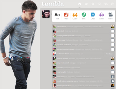 Liam Payne Dashboard Theme {2}