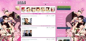 B1A4's Pink Dash!Theme  Ver. 2 [1440 x 812]