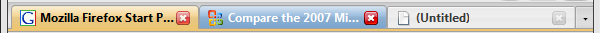 Firefox 3 Tabs Colors