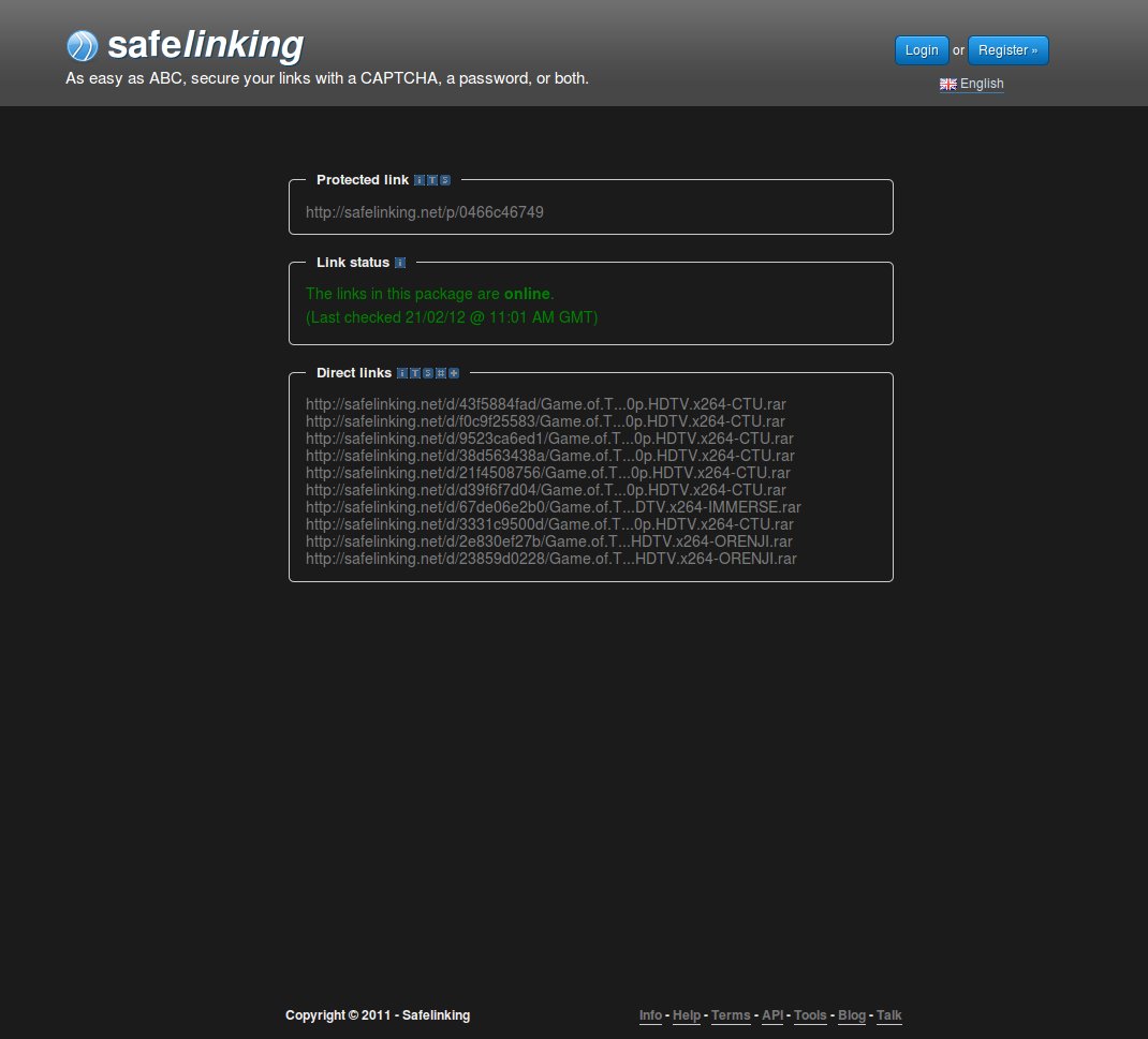 safelinking dot net dark