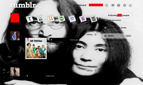 John Lennon & Yoko Ono (tumblr)