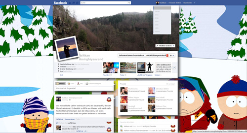 south park facebook theme by a.ashkan