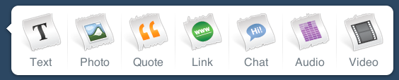 Tumblr - old post icons