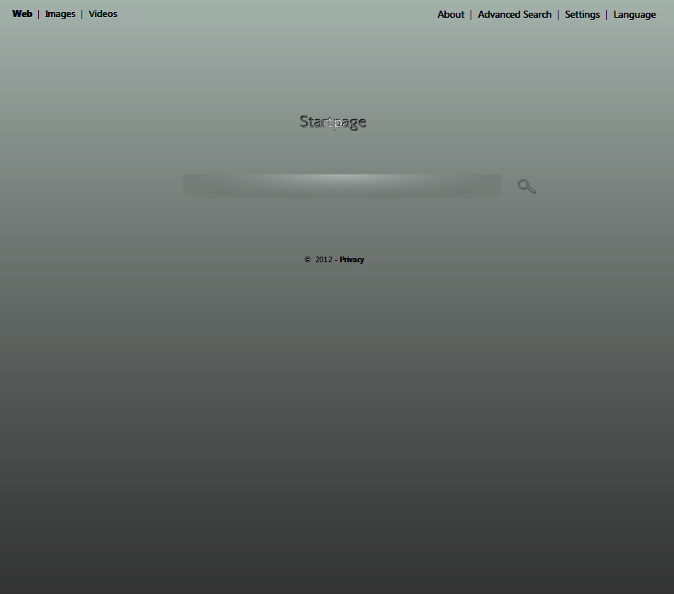 startpage.com - darker & clean