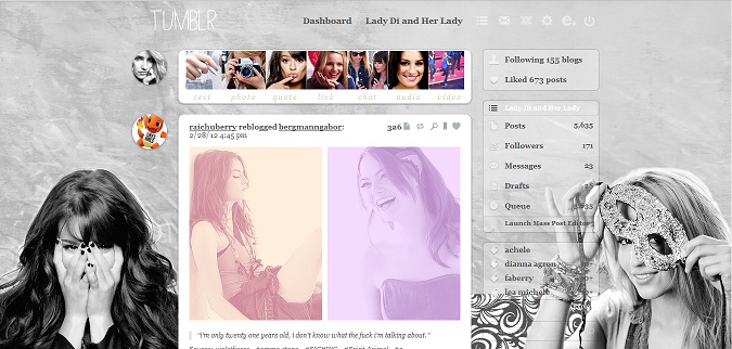 Achele Tumblr Theme