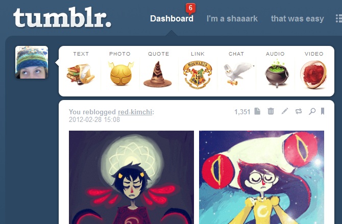 Tumblr Harry Potter icons (for site/icon update)