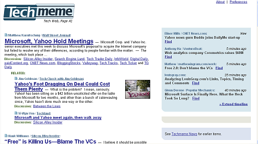 Techmeme cleaner
