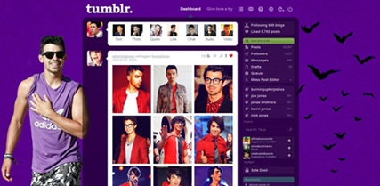 Joe Jonas Dashboard Theme (purple) 0