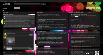 igoogle (2012 Look) + google search - Dark Grey