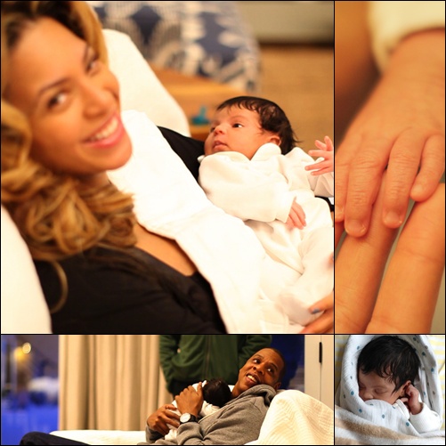 Beyoncé and Blue.