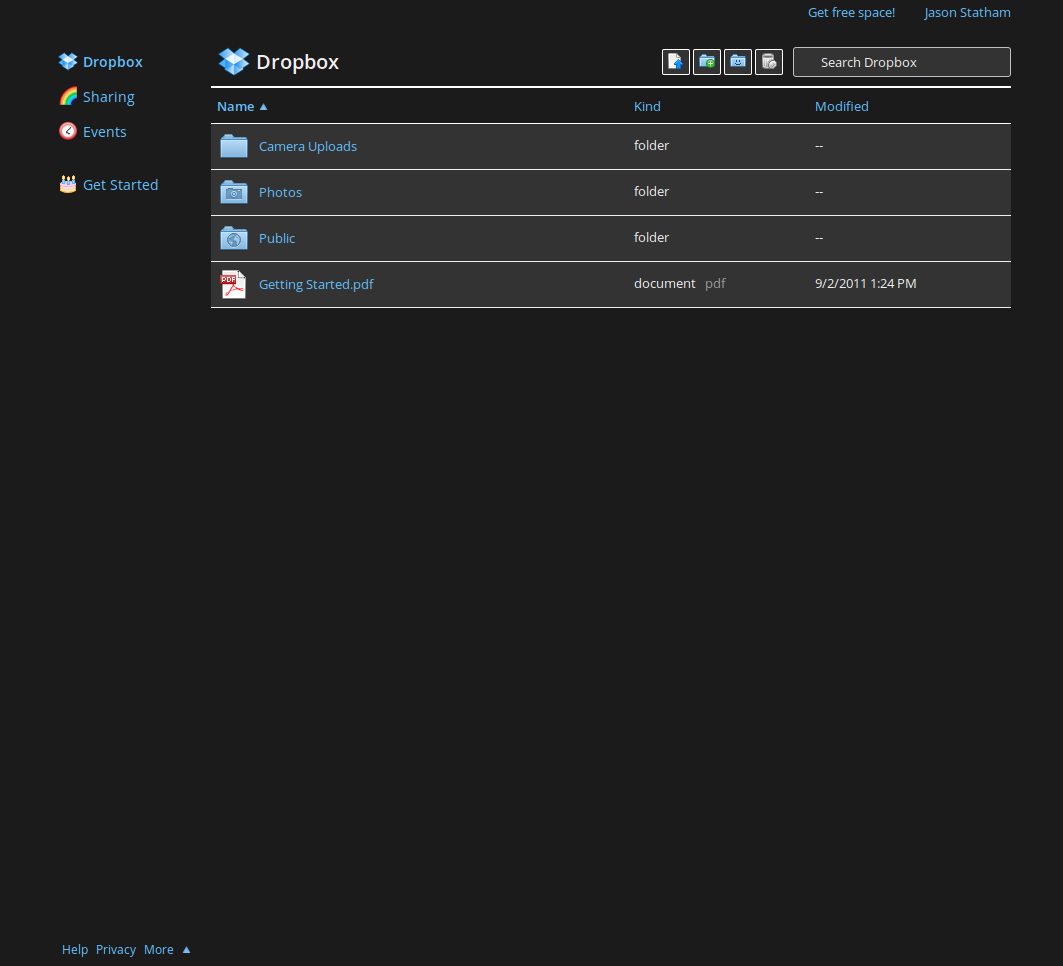 dropbox dot com dark