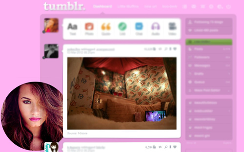 Demi Lovato Dashboard (Pink)