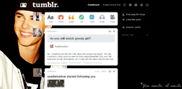 Justin Bieber Dashboard Theme