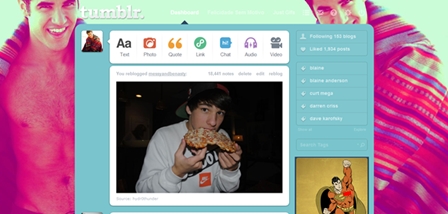 Tumblr dashboard: Darren Criss for People Magazine