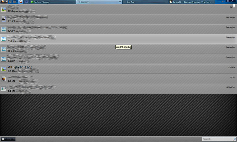 Download Manager UI by hkr