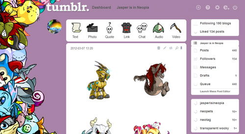 Neopets Plushie Purple