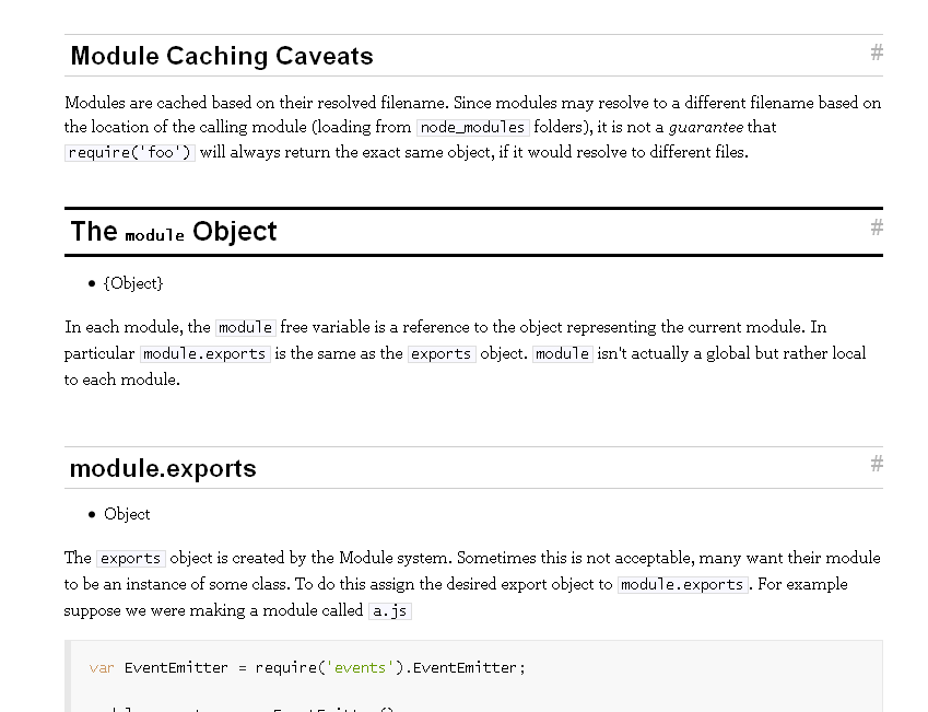 Nodejs API Doc Headlines
