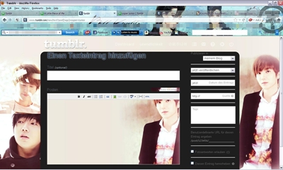 Kyu Hyun,Ye Sung And Lee Teuk Customized Dashboard