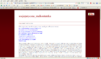 socjopatyczna_malkontentka – poszerzony blog