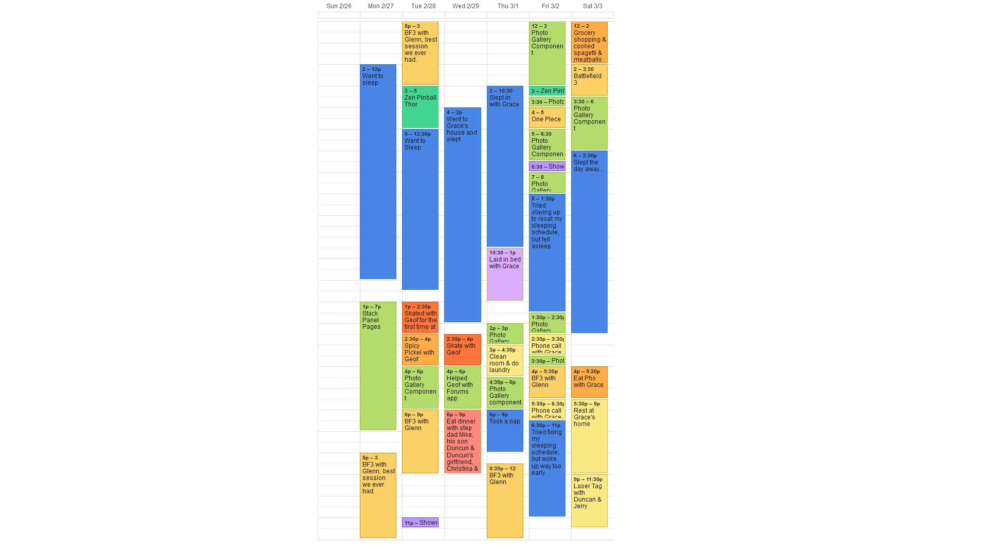Google Calendar Fullscreen