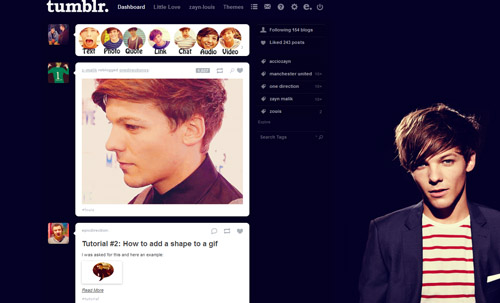 Louis Tomlinson (fabulous) dashboard